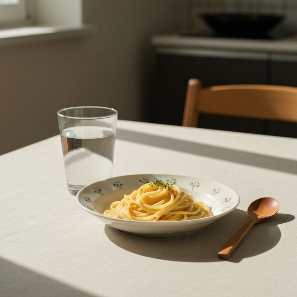 Tagesablauf mit Mahlzeiten